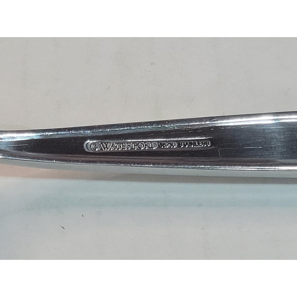 Waterford 18/10 Stainless Steel Flatware‎ Set 5 Pieces 2 Forks 3 Spoons Silver